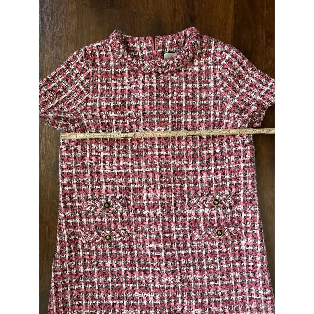 Tuckernuck NWT Magnolia Tweed Jackie Shift Dress Pink Sz XXL Career Professional